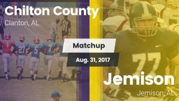 Matchup: Chilton County High vs. Jemison  2017