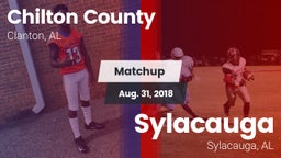 Matchup: Chilton County High vs. Sylacauga  2018
