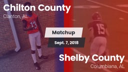 Matchup: Chilton County High vs. Shelby County  2018