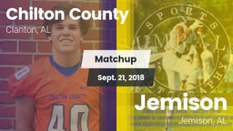 Matchup: Chilton County High vs. Jemison  2018