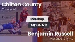 Matchup: Chilton County High vs. Benjamin Russell  2018