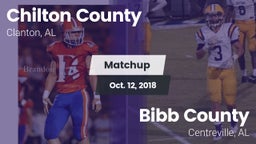 Matchup: Chilton County High vs. Bibb County  2018