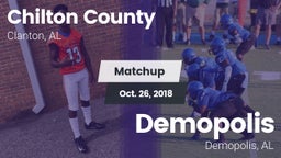 Matchup: Chilton County High vs. Demopolis  2018