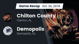 Recap: Chilton County  vs. Demopolis  2018