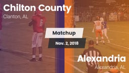 Matchup: Chilton County High vs. Alexandria  2018