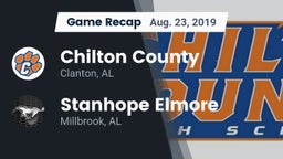 Recap: Chilton County  vs. Stanhope Elmore  2019