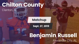 Matchup: Chilton County High vs. Benjamin Russell  2019