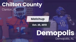 Matchup: Chilton County High vs. Demopolis  2019