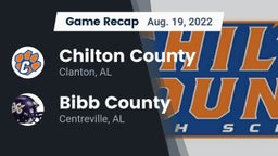 Recap: Chilton County  vs. Bibb County  2022