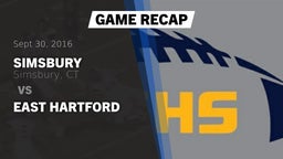 Recap: Simsbury  vs. East Hartford 2016