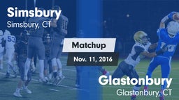 Matchup: Simsbury  vs. Glastonbury  2016