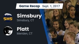 Recap: Simsbury  vs. Platt  2017