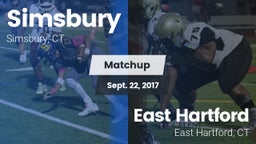 Matchup: Simsbury  vs. East Hartford  2017