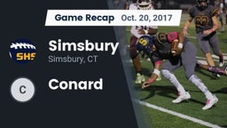 Recap: Simsbury  vs. Conard 2017