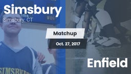 Matchup: Simsbury  vs. Enfield 2017