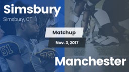 Matchup: Simsbury  vs. Manchester 2017