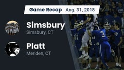 Recap: Simsbury  vs. Platt  2018