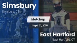 Matchup: Simsbury  vs. East Hartford  2018