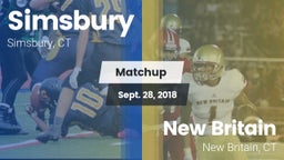 Matchup: Simsbury  vs. New Britain  2018
