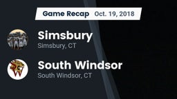 Recap: Simsbury  vs. South Windsor  2018
