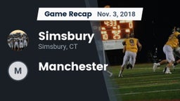 Recap: Simsbury  vs. Manchester 2018