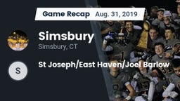 Recap: Simsbury  vs. St Joseph/East Haven/Joel Barlow 2019