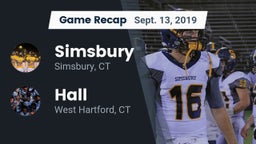 Recap: Simsbury  vs. Hall  2019