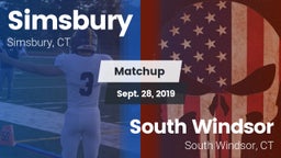 Matchup: Simsbury  vs. South Windsor  2019