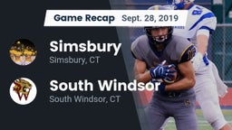 Recap: Simsbury  vs. South Windsor  2019