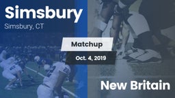 Matchup: Simsbury  vs. New Britain  2019