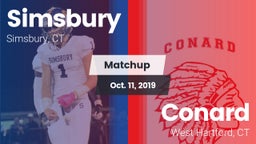 Matchup: Simsbury  vs. Conard  2019