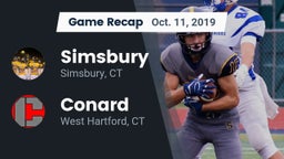 Recap: Simsbury  vs. Conard  2019