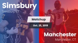Matchup: Simsbury  vs. Manchester  2019