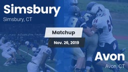 Matchup: Simsbury  vs. Avon  2019