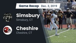 Recap: Simsbury  vs. Cheshire  2019