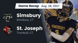 Recap: Simsbury  vs. St. Joseph  2021