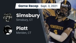 Recap: Simsbury  vs. Platt  2021