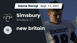Recap: Simsbury  vs. new britain 2021