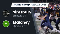 Recap: Simsbury  vs. Maloney  2021