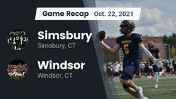 Recap: Simsbury  vs. Windsor  2021