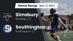 Recap: Simsbury  vs. Southington  2021