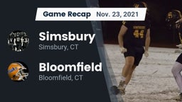 Recap: Simsbury  vs. Bloomfield  2021