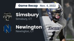 Recap: Simsbury  vs. Newington  2022