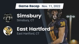 Recap: Simsbury  vs. East Hartford  2022