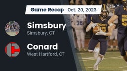 Recap: Simsbury  vs. Conard  2023