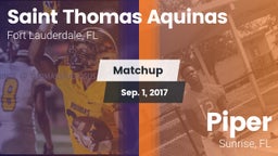 Matchup: Saint Thomas Aquinas vs. Piper  2017