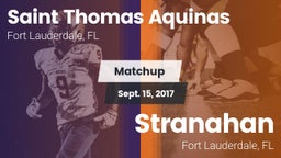 Matchup: Saint Thomas Aquinas vs. Stranahan  2017