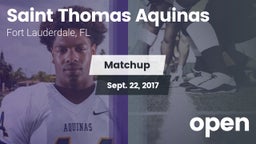 Matchup: Saint Thomas Aquinas vs. open 2017