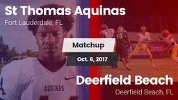 Matchup: St Thomas Aquinas vs. Deerfield Beach  2017
