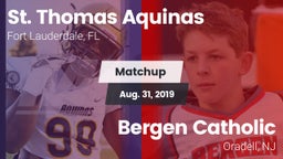 Matchup: St Thomas Aquinas vs. Bergen Catholic  2019